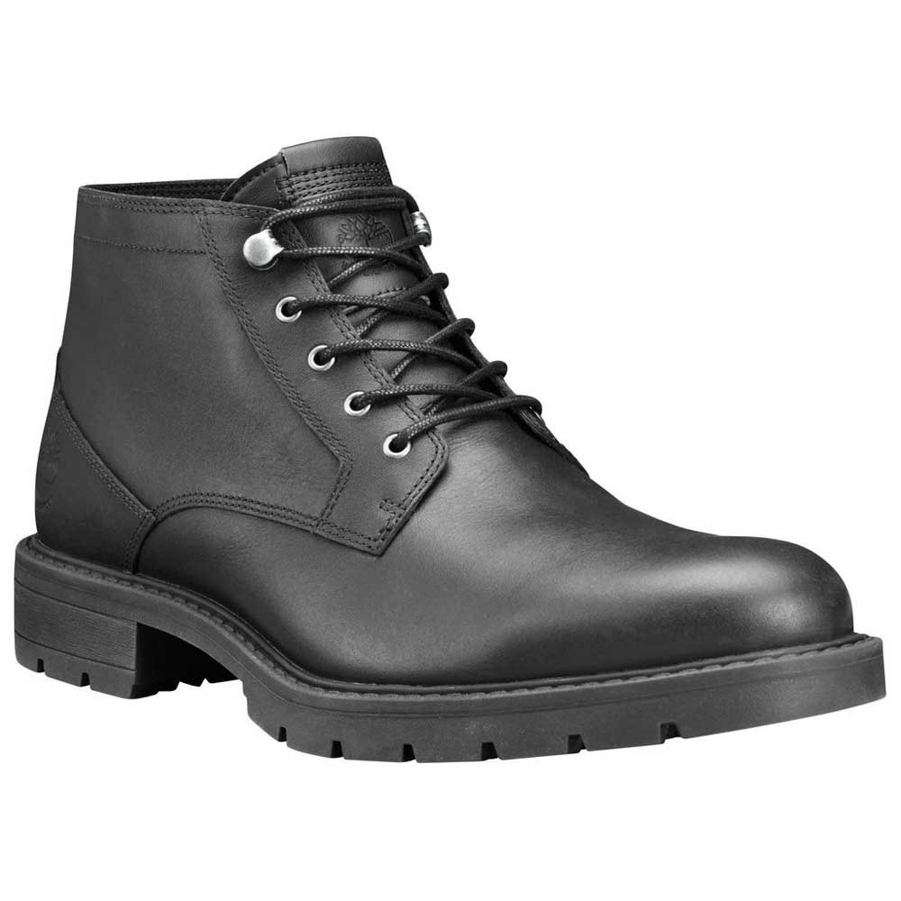 timberland black premium waterproof chukka boots