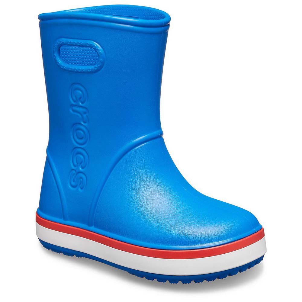 Kid Crocs Crocband Rain Boots Blue