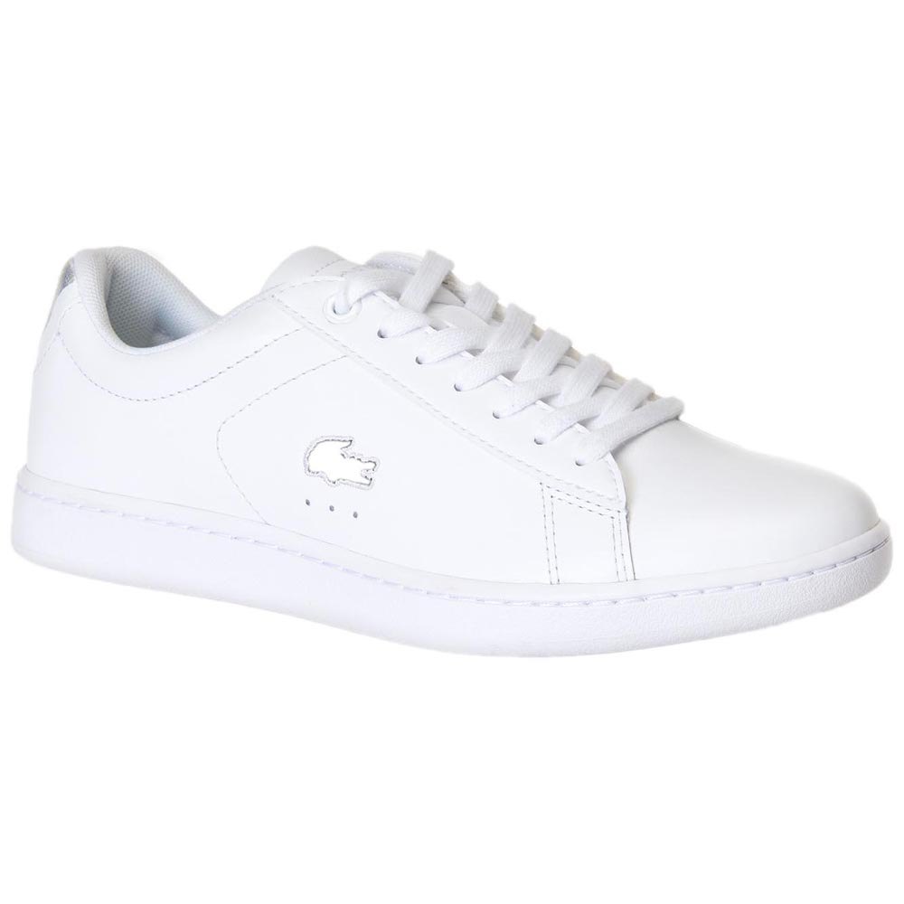 let Invitere Smuk kvinde Lacoste Carnaby Evo Holographic Leather Trainers White, Dressinn