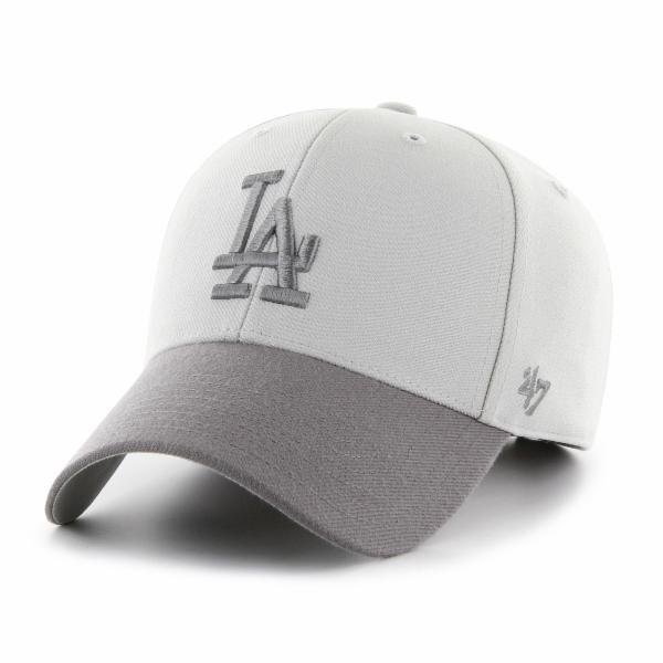 47 Los Angeles Dodgers Charcoal Gray MVP Wool Hat Adjustable Structured Cap 