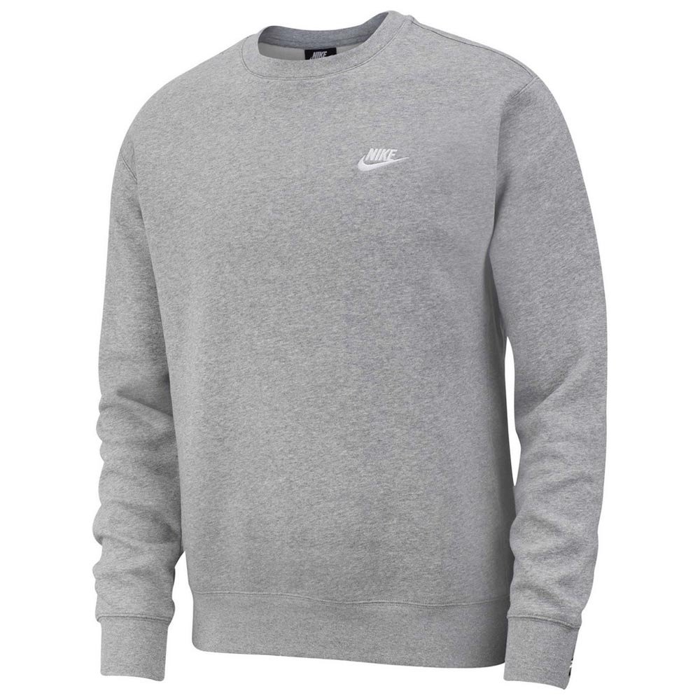 Men Nike Sportswear Club Crew Sweatshirt Grey