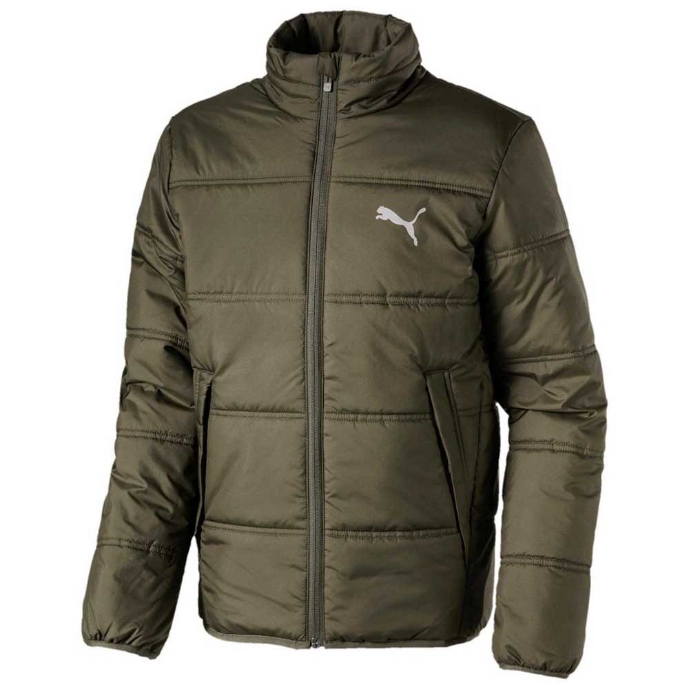 Puma Essentials Padded Jacket Green buy and offers on Dressinn