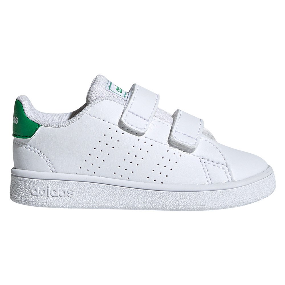 Enfant adidas Baskets Velcro Bébé Advantage Ftwr White / Green / Grey Two