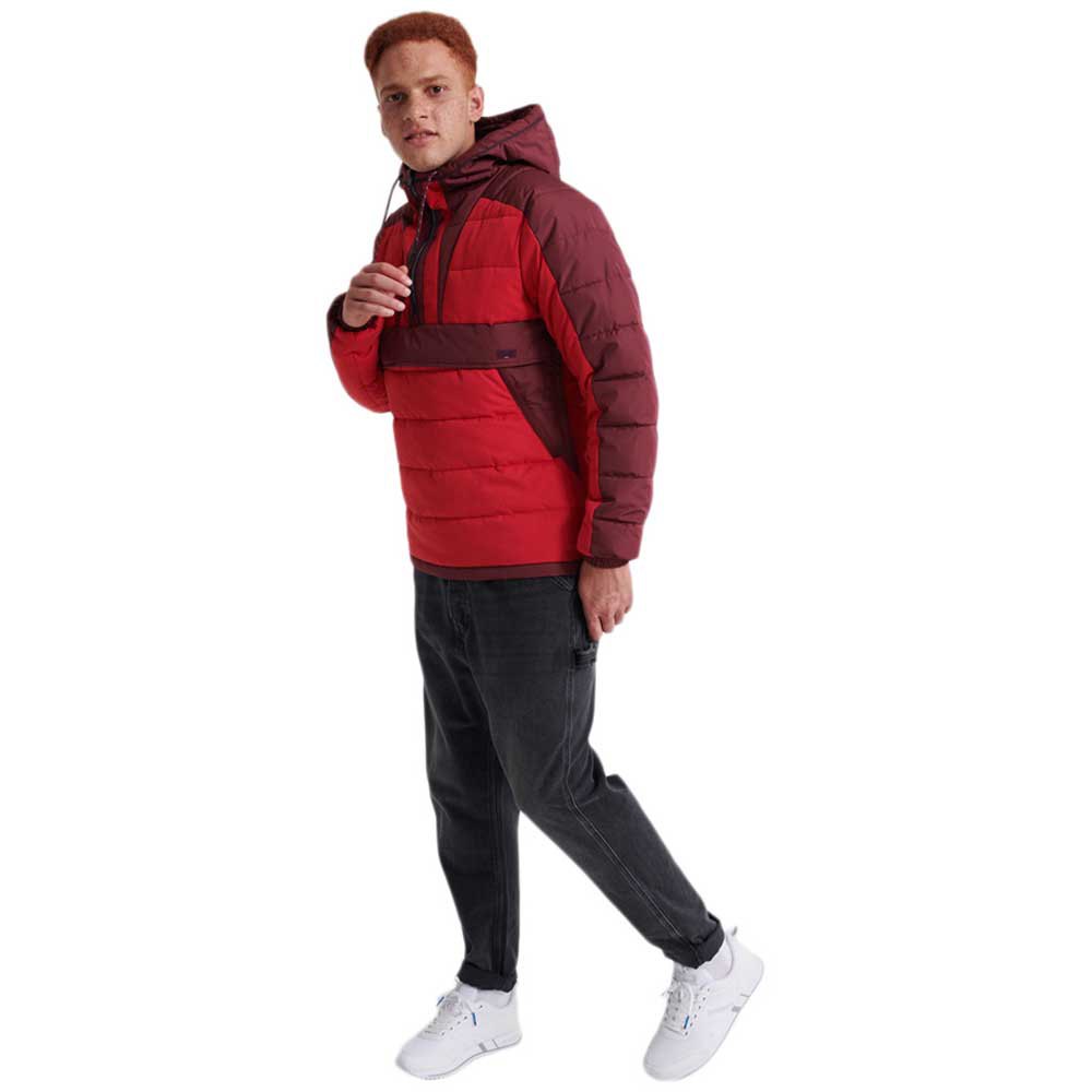 Jackets Superdry Downhill Padded Overhead Jacket Red