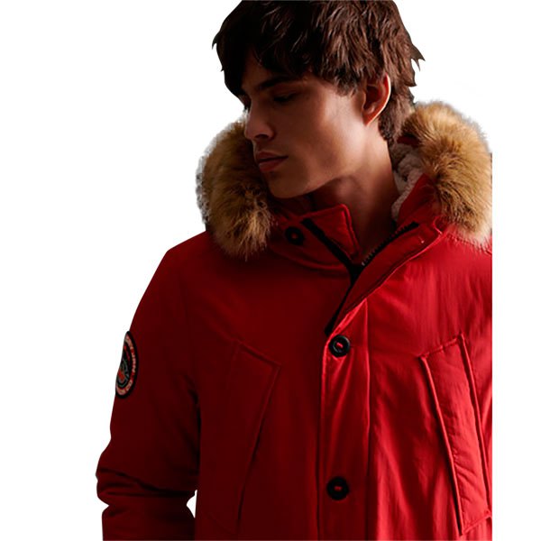 Coats And Parkas Superdry Everest Coat Red
