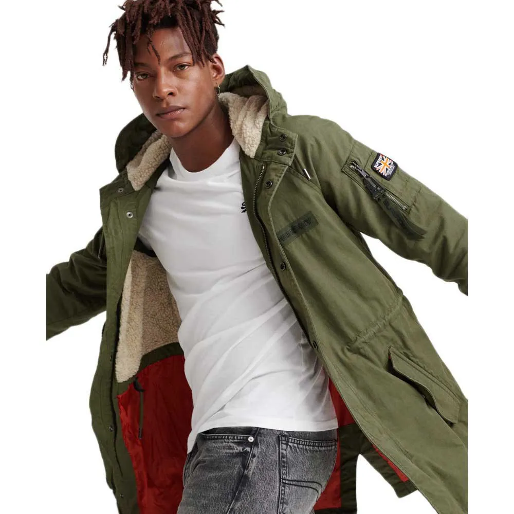 winter aviator parka