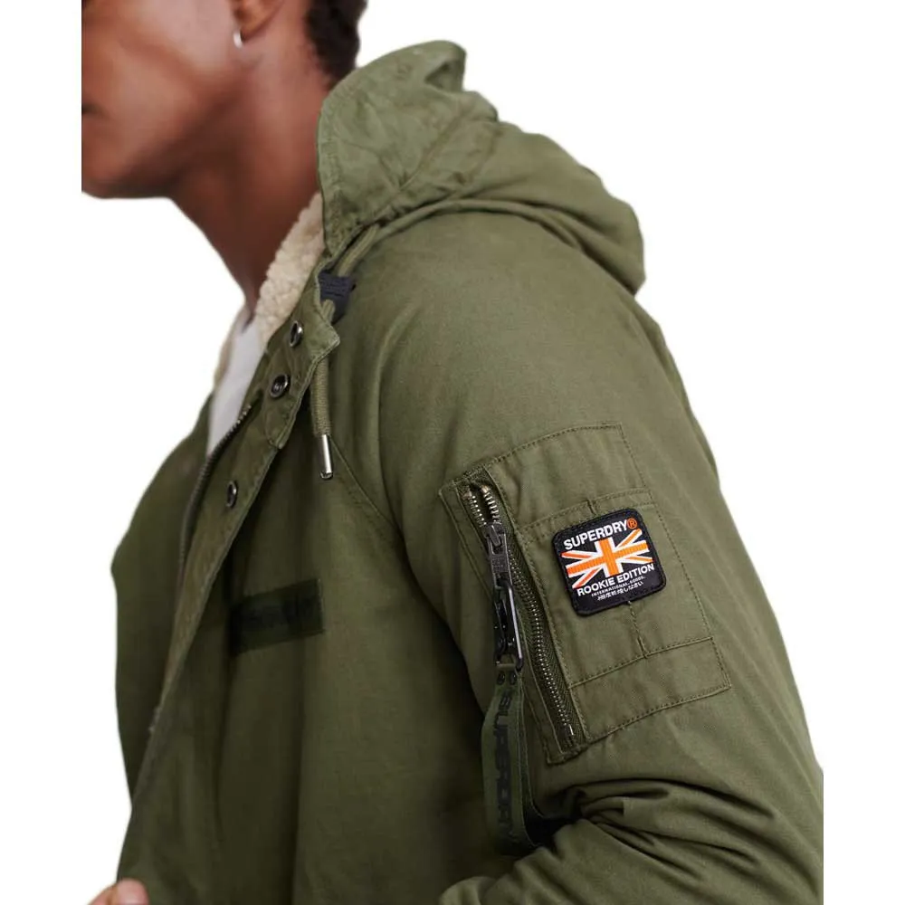 winter aviator parka