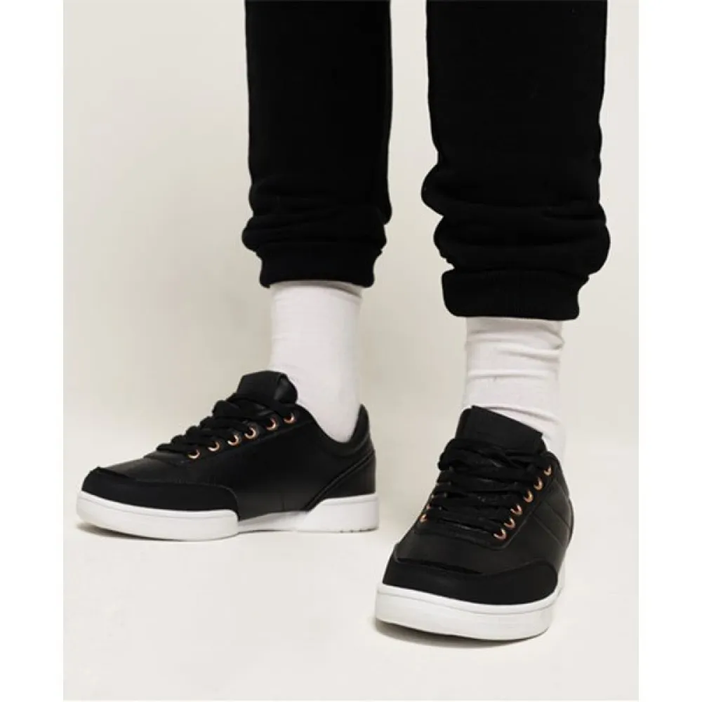 superdry black trainers