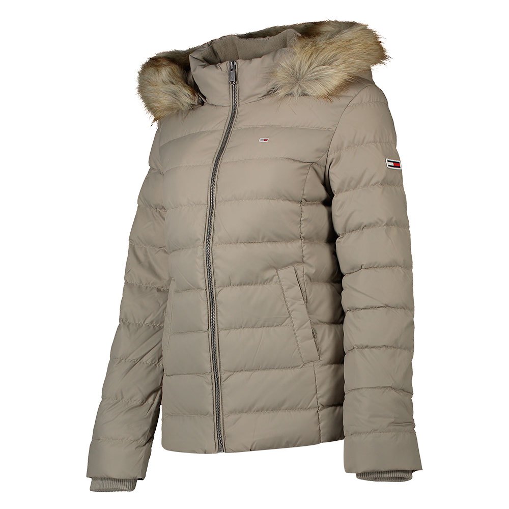 tommy essential hooded down jacket