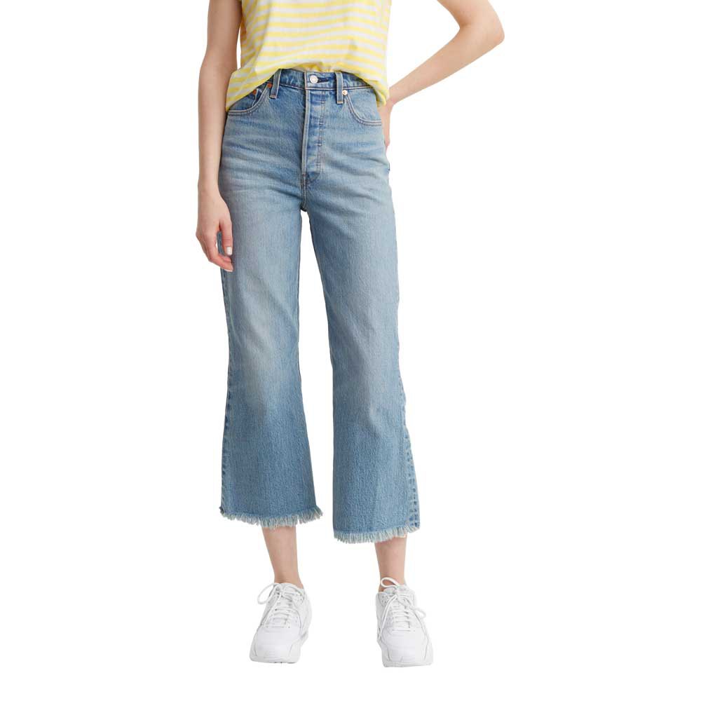 levi's ribcage cropped flare jeans