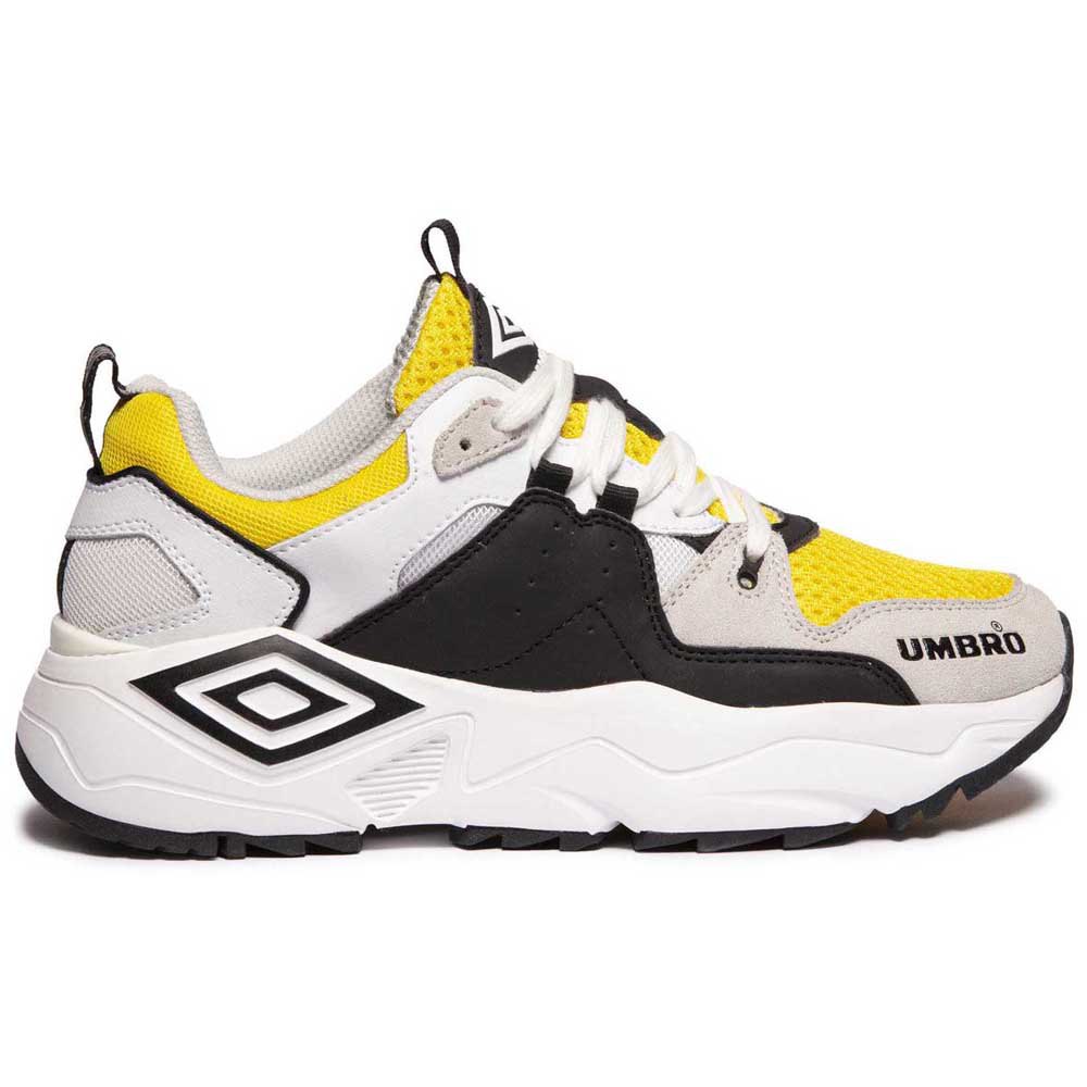 Chaussures Umbro Formateurs Runner M White / Black / Blazing Yellow / Grey