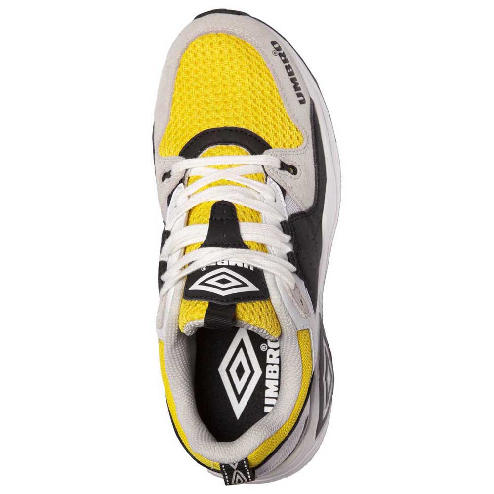 Chaussures Umbro Formateurs Runner M White / Black / Blazing Yellow / Grey