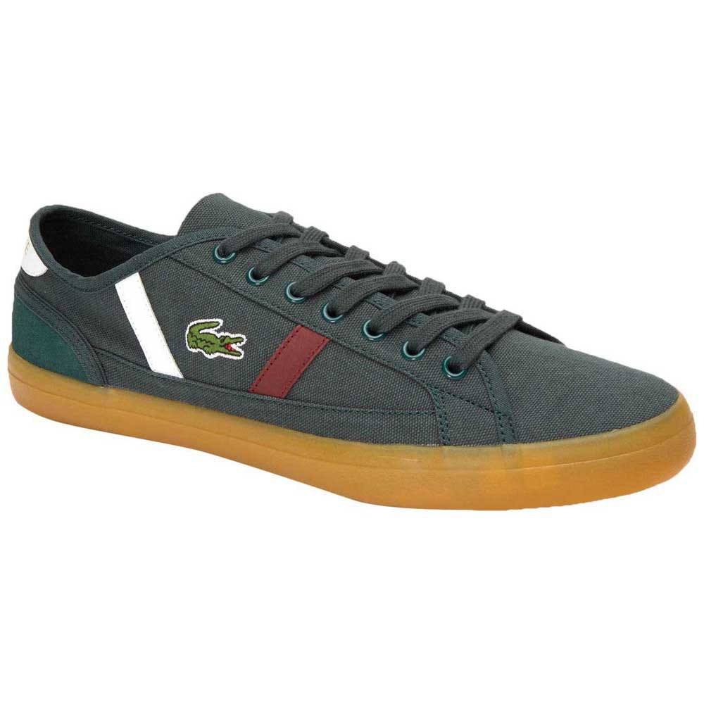 Lacoste Sideline Canvas Leather Grey 
