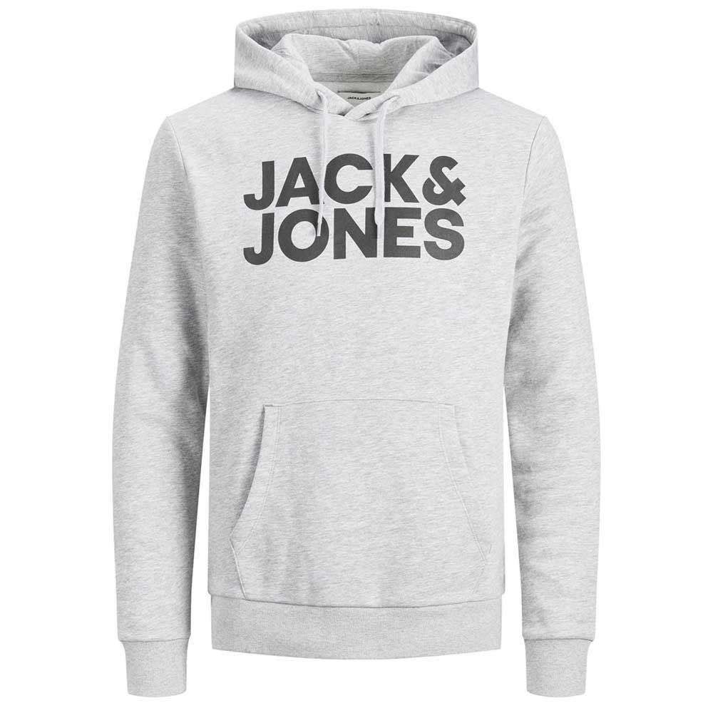Sweatshirts And Hoodies Jack & Jones Corp Logo Hoodie Grey