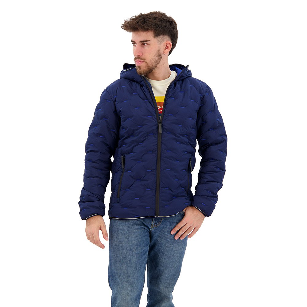 Clothing Superdry Woven Quilt Coat Blue