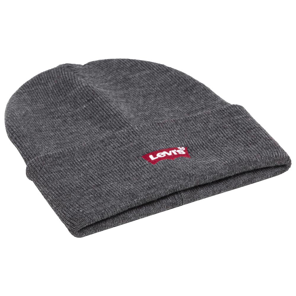 Accessories Levi´s® Batwing Slouchy Embroidered Beanie Grey