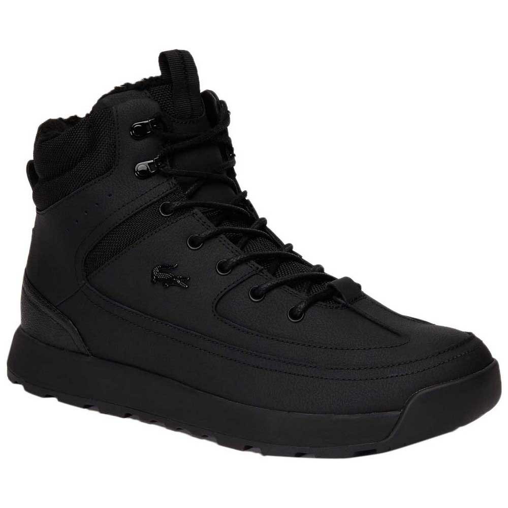 lacoste boots black