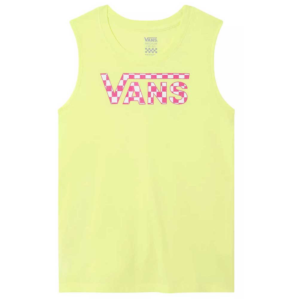 T-shirts Vans Shine Check Sleeveless T-Shirt Yellow