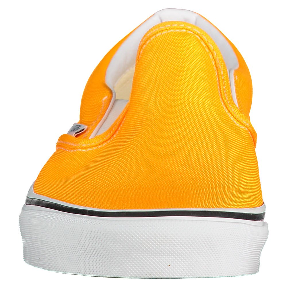 Homme Vans Chaussures à Enfiler Classic Neon Blazing Orange / True White
