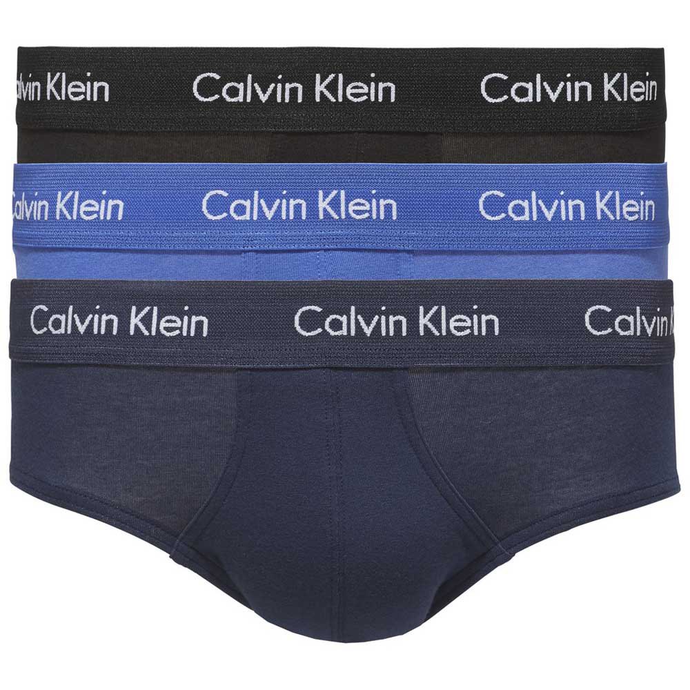Clothing Calvin Klein Cadera Slip 3 Units Blue