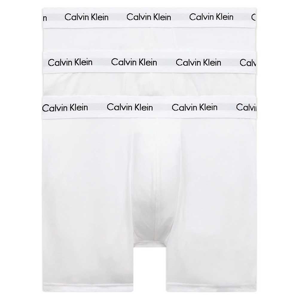 Men Calvin Klein Slip 3 Units White
