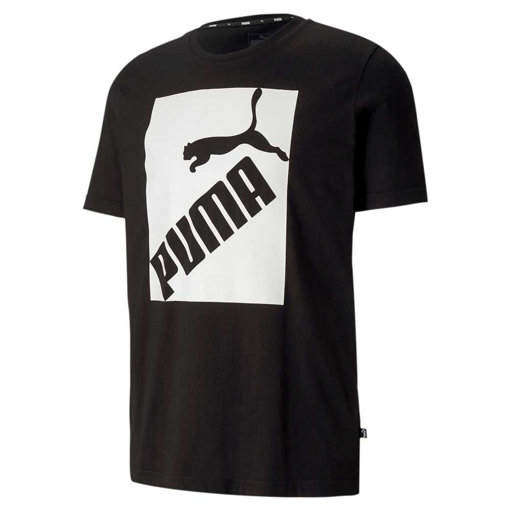 Clothing Puma Big Logo Short Sleeve T-Shirt Black