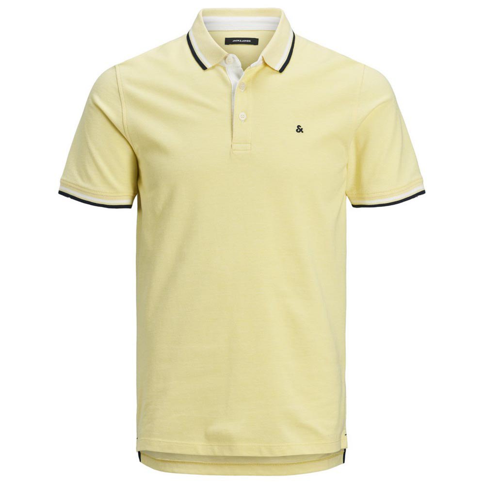 Polo shirts Jack & Jones Paulos Slim Fit Short Sleeve Polo Shirt Yellow
