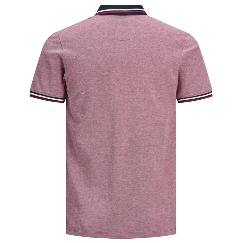 Polo shirts Jack & Jones Paulos Slim Fit Short Sleeve Polo Shirt Red