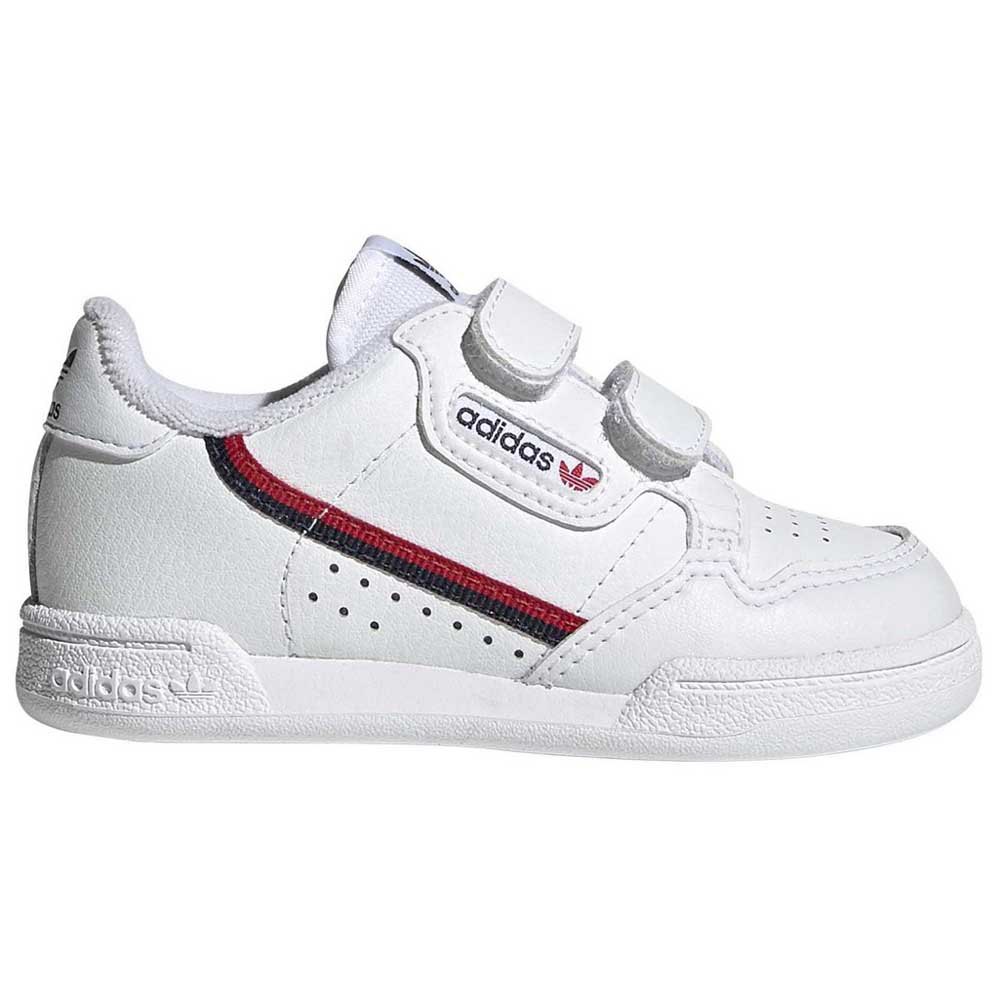 adidas continental 80 infant white