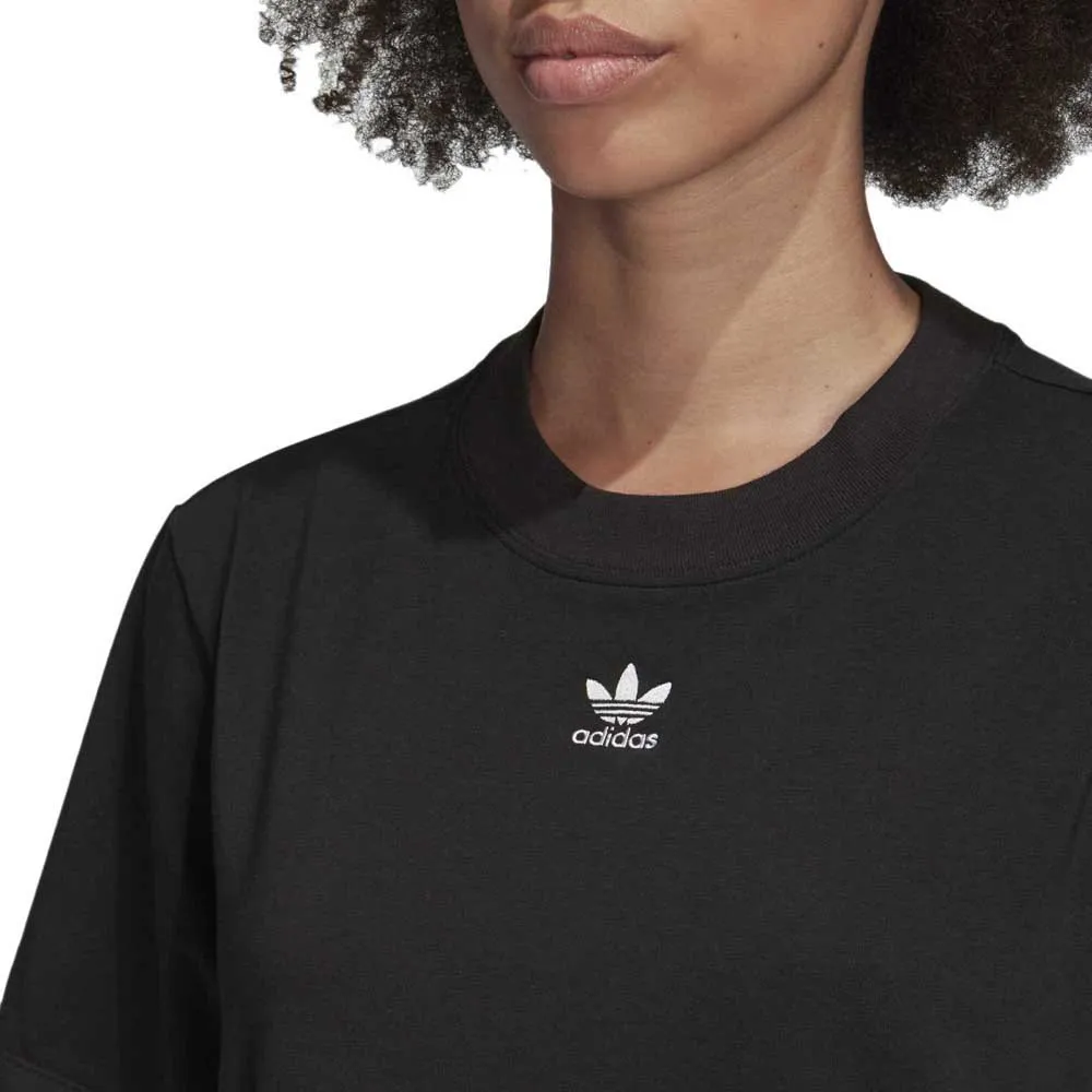 adidas originals trefoil logo dress in black