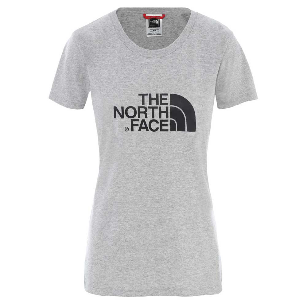 T-shirts The North Face T-shirt à Manches Courtes Easy Light Grey Heather / Black / Black