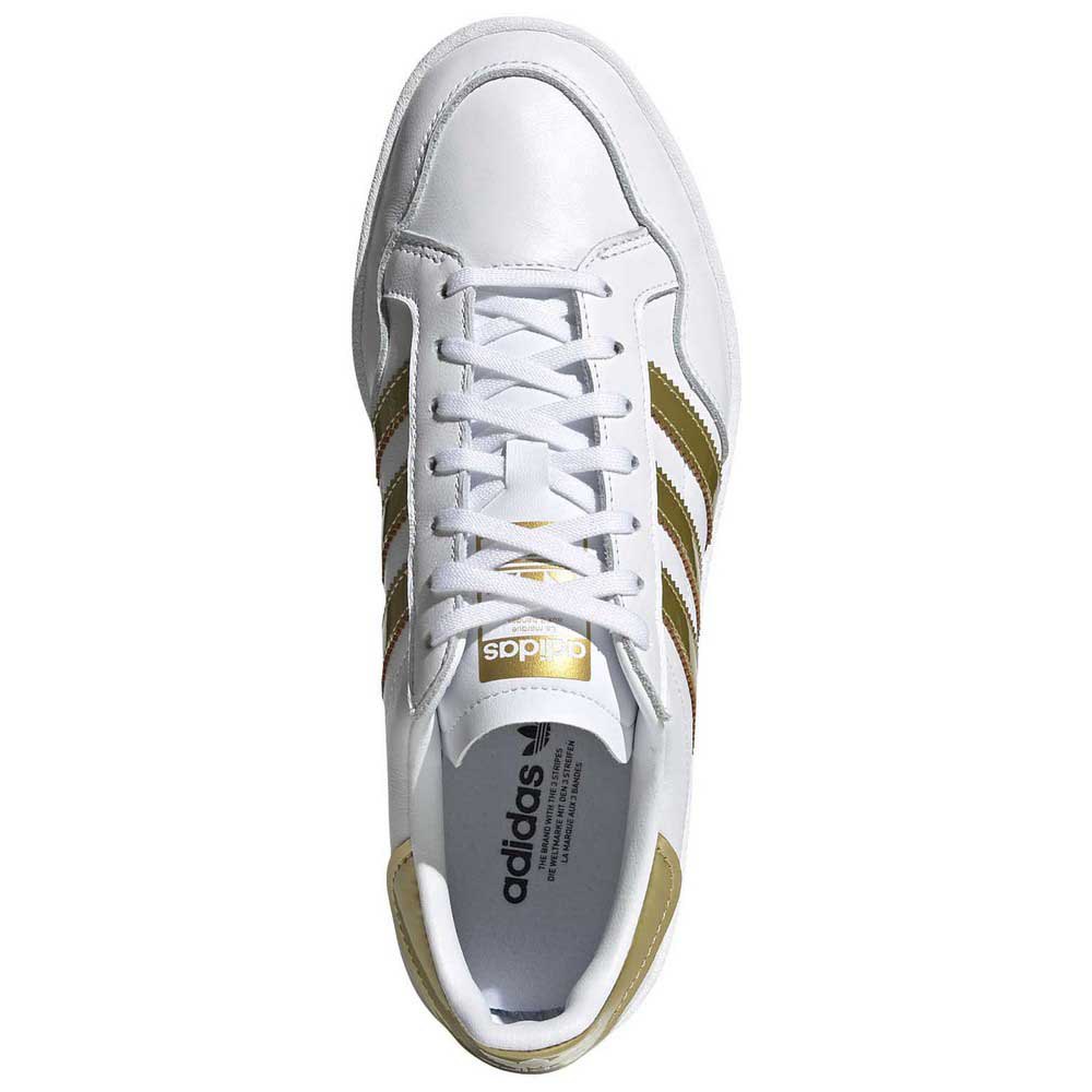 Femme adidas originals Formateurs Team Court Footwear White / Gold Metal / Footwear White