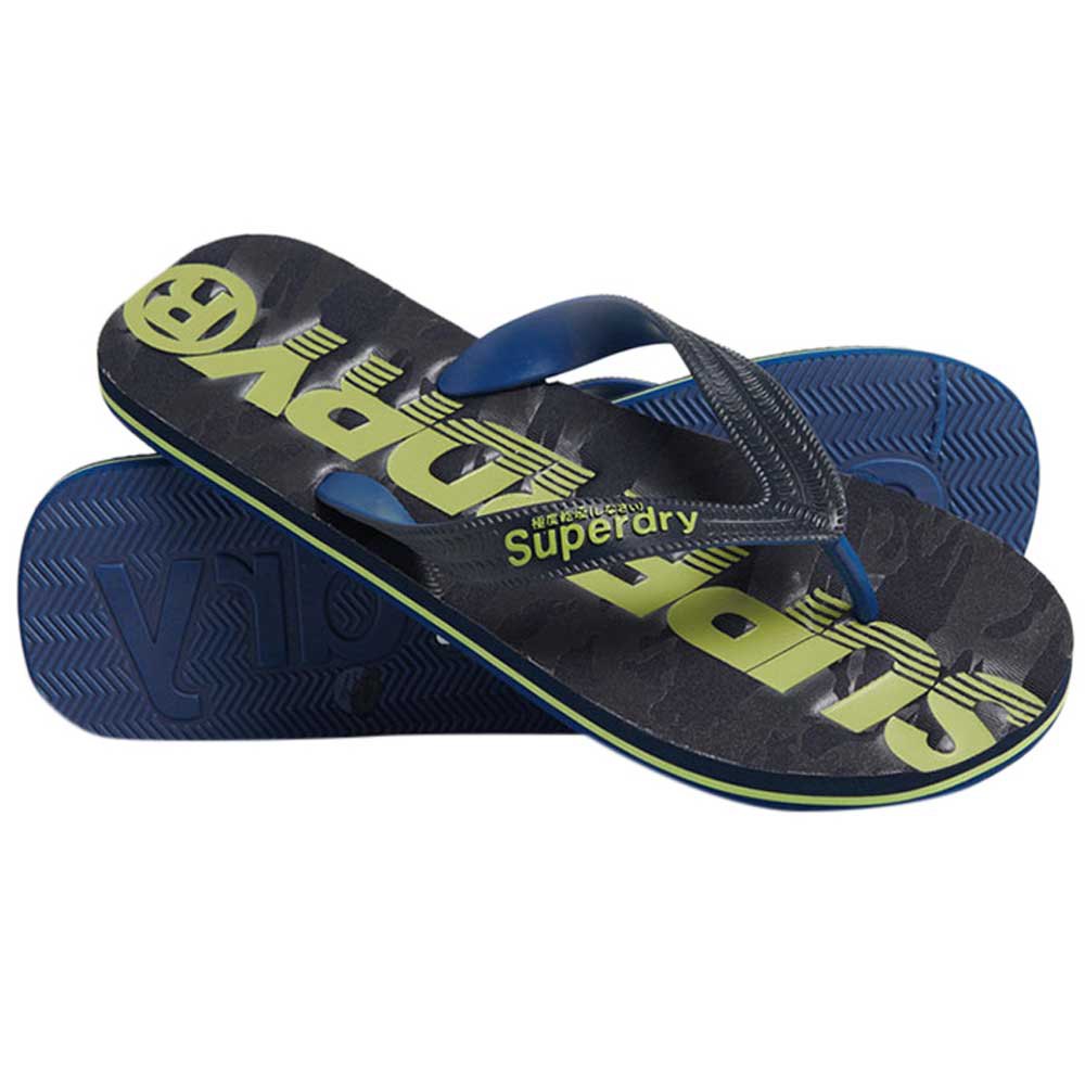 Shoes Superdry Scuba Camo Flip Flops Blue