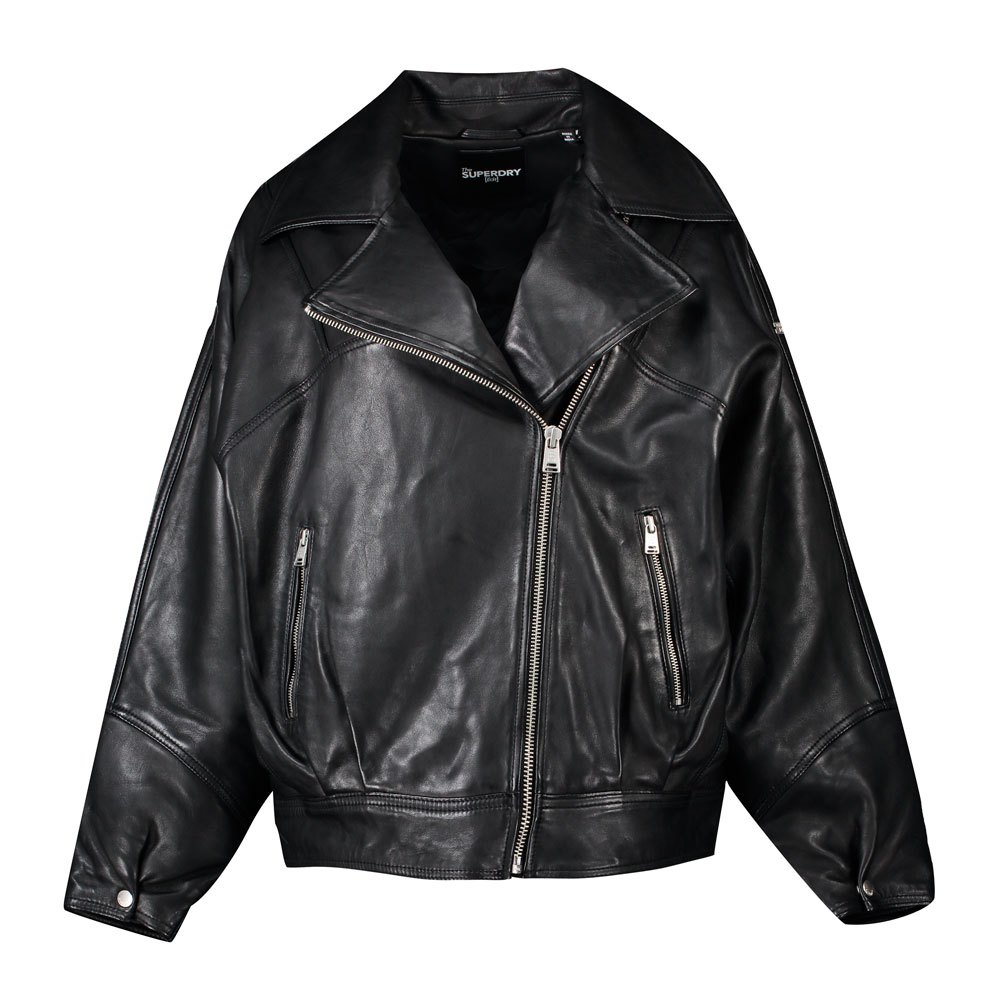 Superdry Edit Hybrid Leather Jacket 