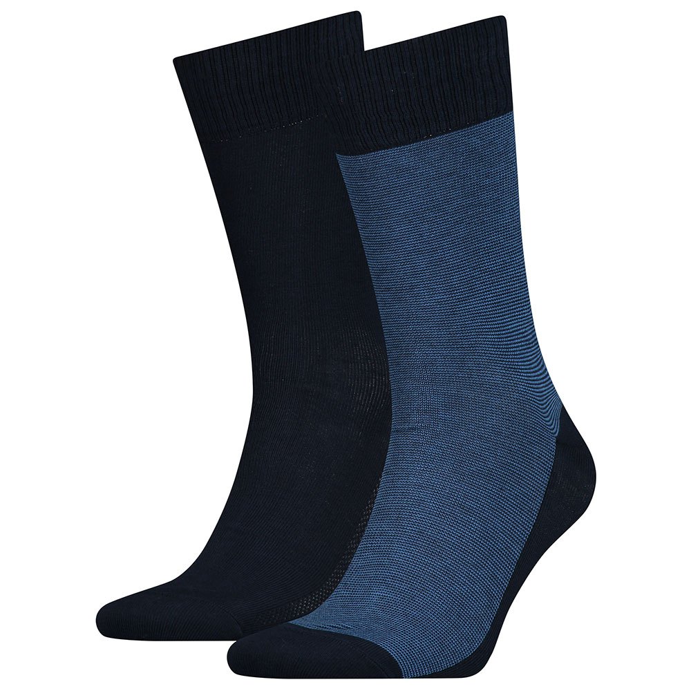 Clothing Levi´s® 168SF Regular Micro Stripe Socks 2 Pairs Blue