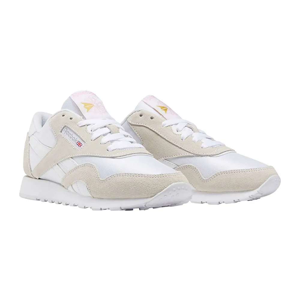 reebok classic nylon beige