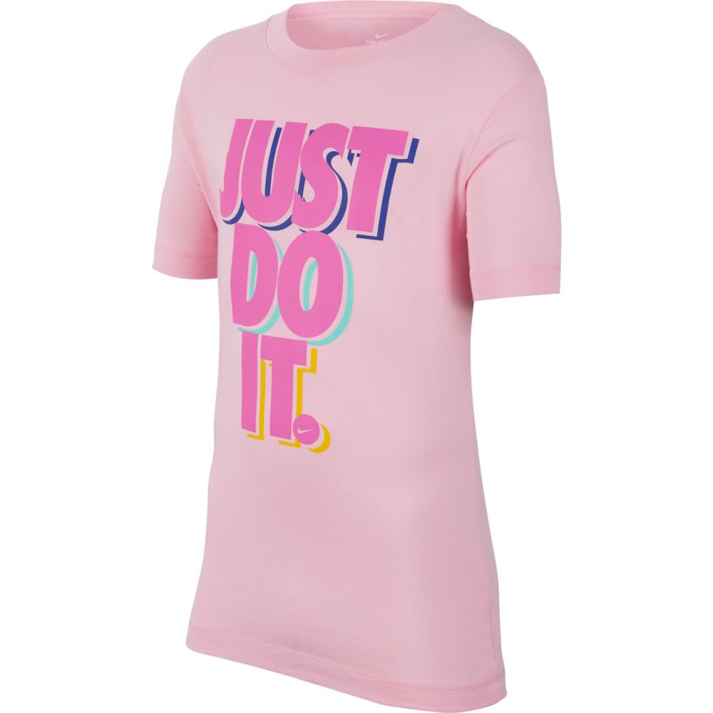 Clothing Nike Sportswear Just Do It Stack Short Sleeve T-Shirt Pink