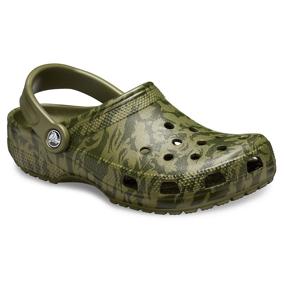 green camo crocs