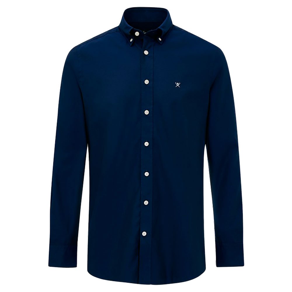 Clothing Hackett Continuity Wash/Oxford Long Sleeve Shirt Blue