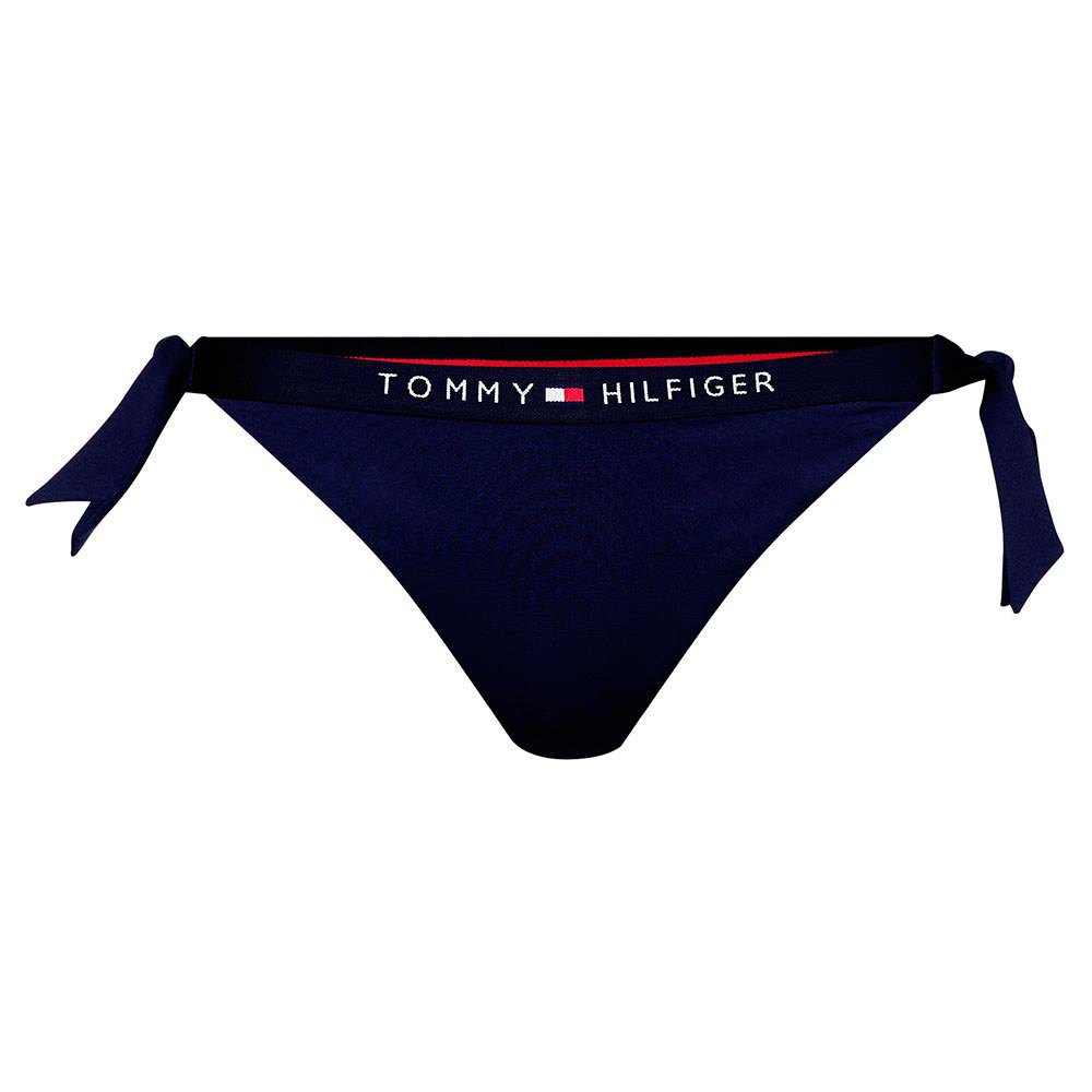 Tommy Hilfiger Cheeky Side Tie Parte de Arriba de Bikini para Mujer