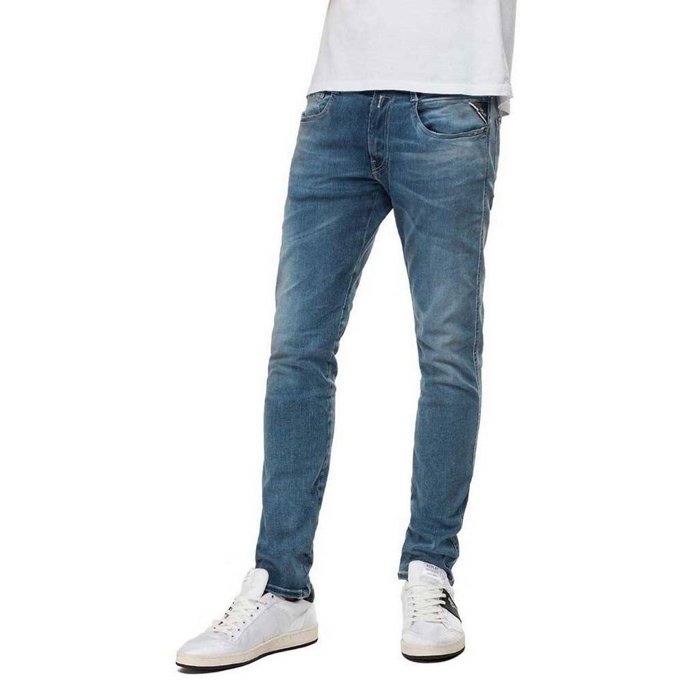 Men Replay M914Y Anbass Jeans Blue