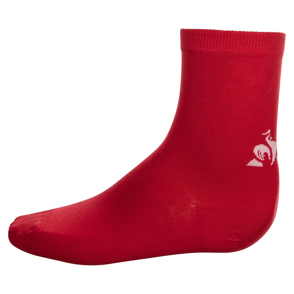 Socks Le Coq Sportif Essentials Blazon Crew Socks Red