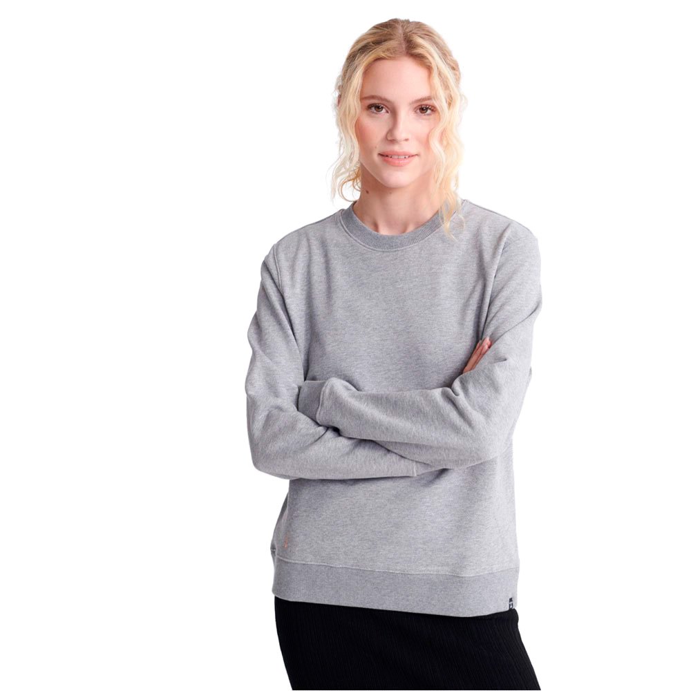 Women Superdry The Standard Label Sweater Grey