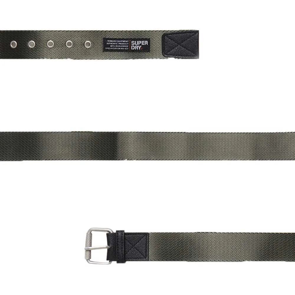 superdry canvas belt