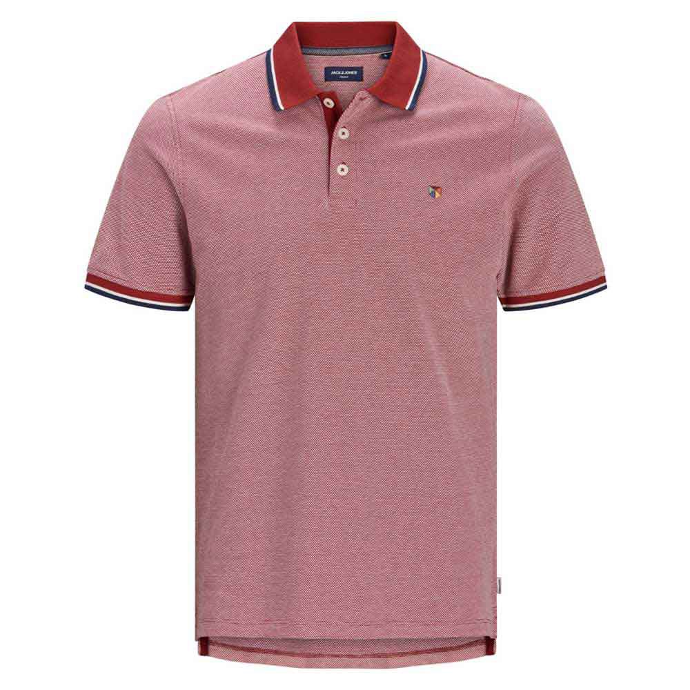 Polo shirts Jack & Jones Bluwin Regular Fit Short Sleeve Polo Shirt Red
