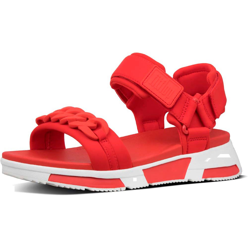 Sandals Fitflop Heda Chain Sandals Red