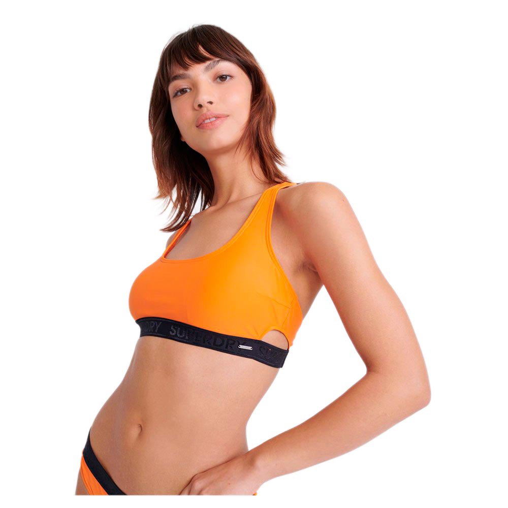 Swimwear Superdry Bora Crop Bikini Top Orange