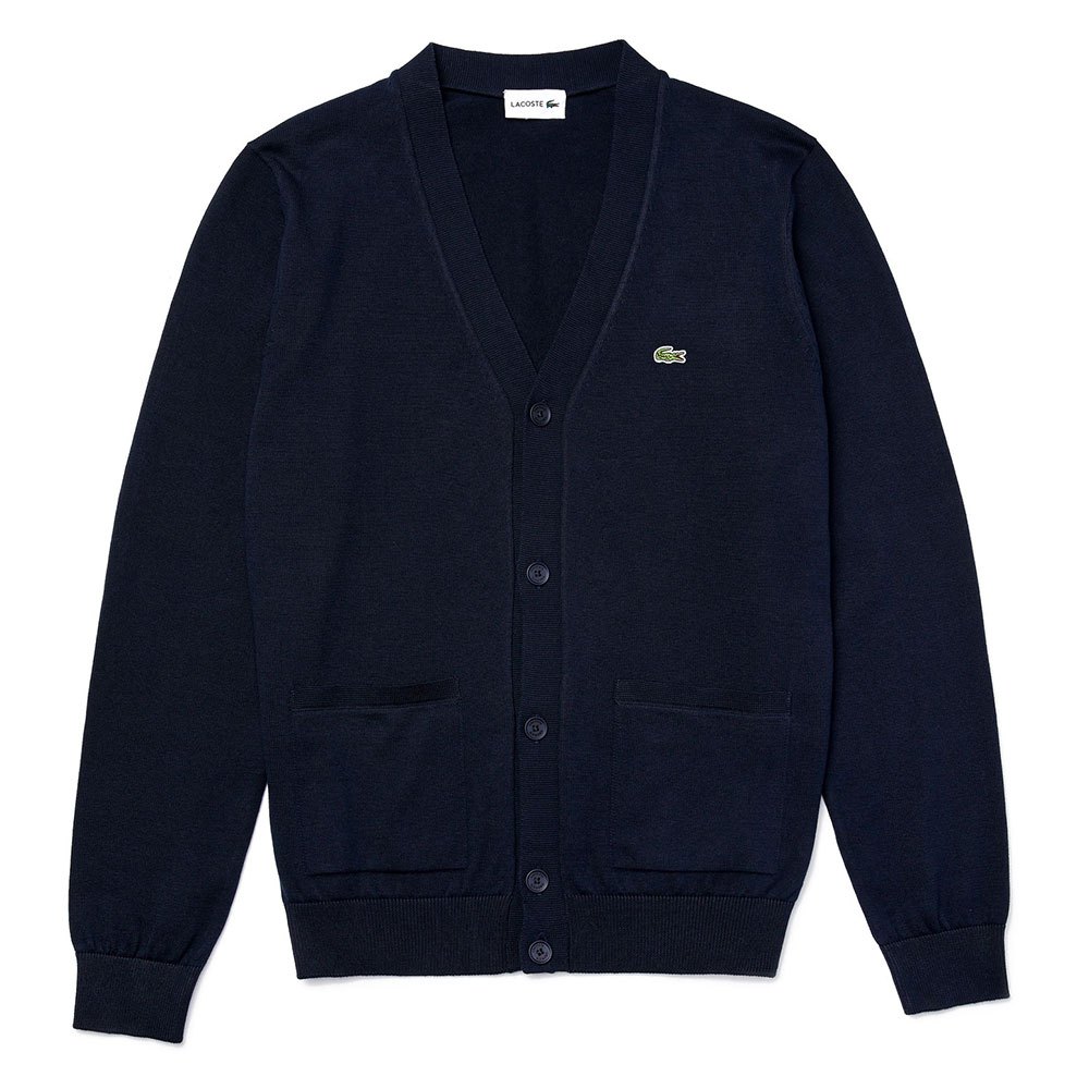 Lacoste Pockets Buttoned Cardigan Black 