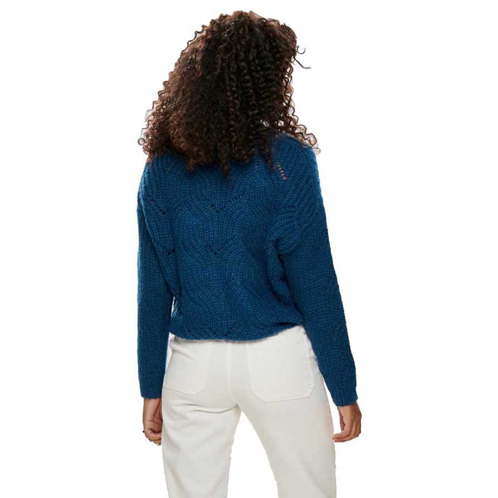 Clothing Only Havana Knit Sweater Blue
