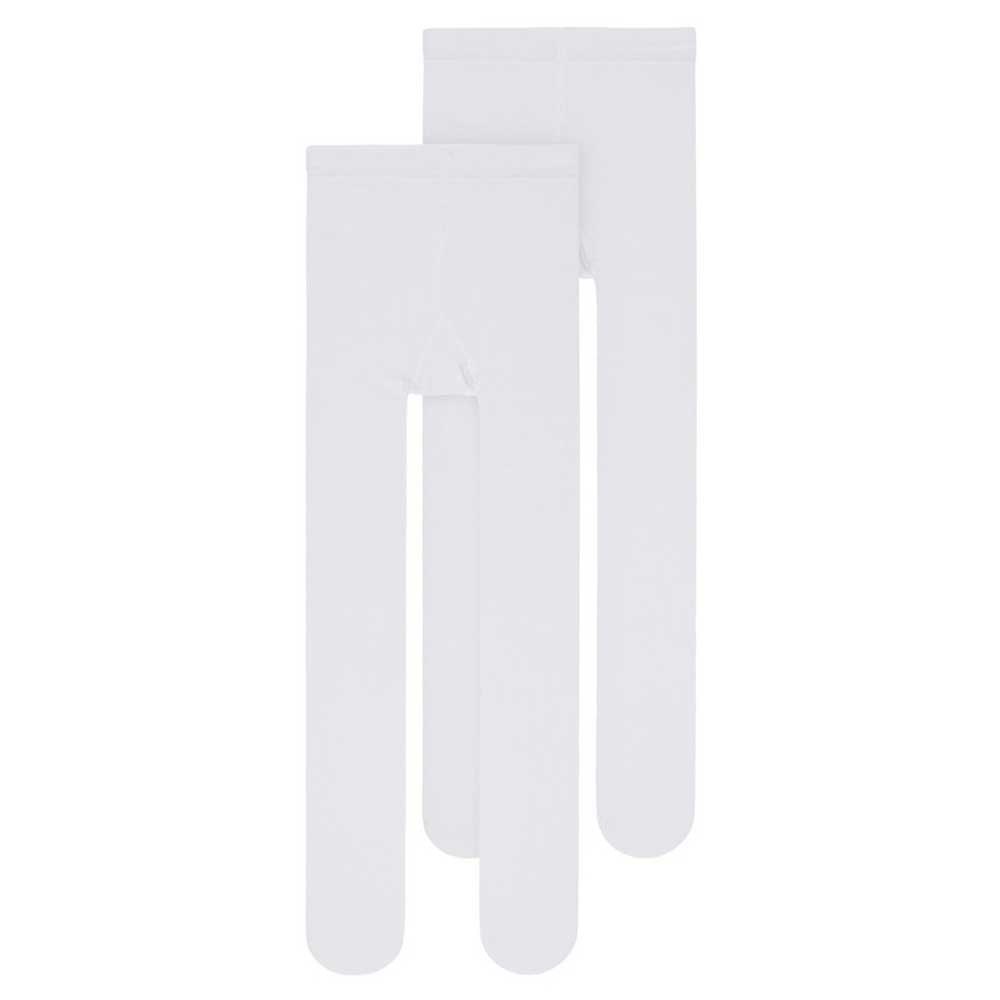 Girl Name It Panty Hose 2 Pack Tight White